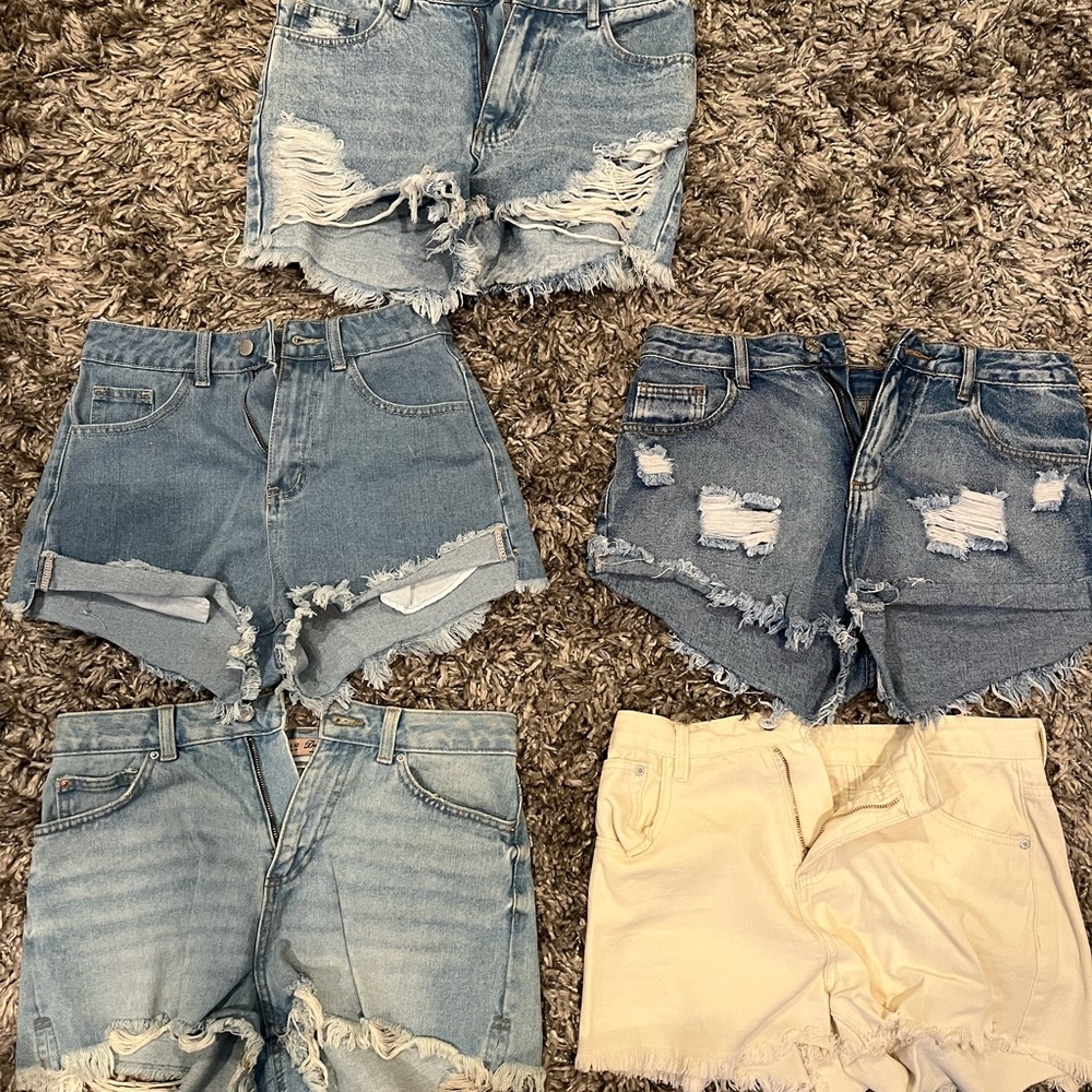 Jean shorts all Medium